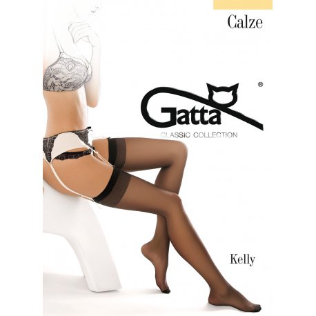 Pończochy Gatta do pasa Kelly Stretch do pasa 15 den A'2 1-4