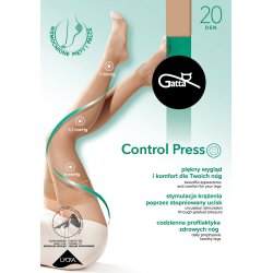 Pończochy Gatta Control Press 20 den